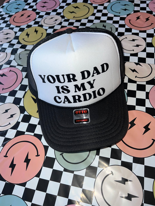 Your dad is my cardio hat